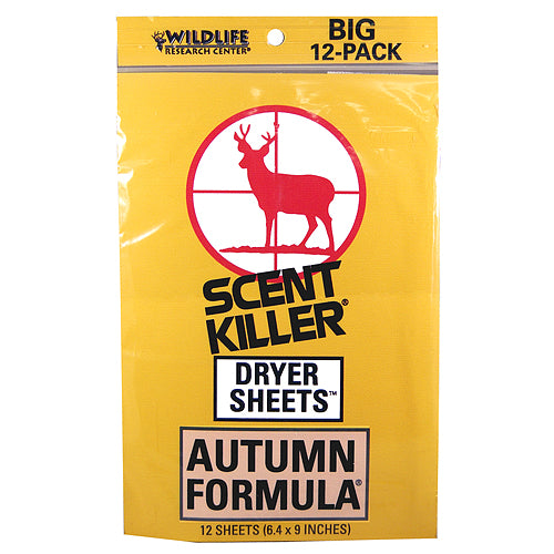 Wildlife Research Dryer Sheets 12Pk