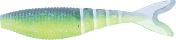 Yamamoto Zako Swimbait 4In 6Bg Chart/Elec Blue