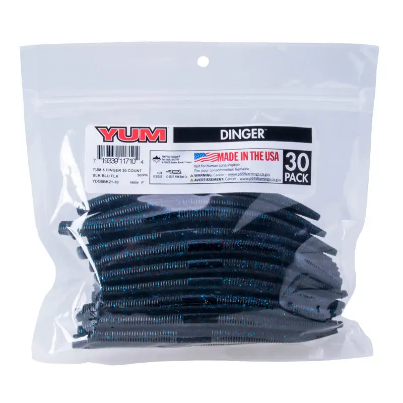 Yum Dinger Worm Bulk Pack - 30 per bag