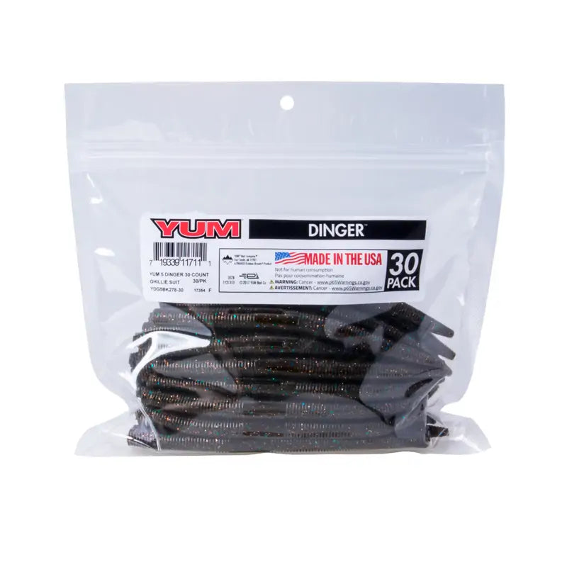 Yum Dinger Worm Bulk Pack - 30 per bag