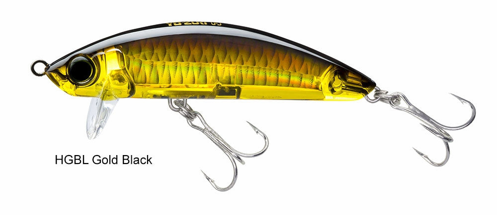 Yo-Zuri 3D Inshore Surface Minno 3.5In 7/16Oz Gold/Black