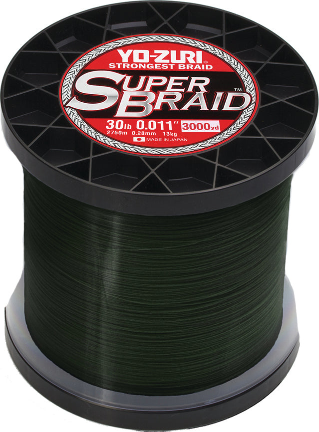 Yo-Zuri Superbraid Line Dark Green 30Lb 3000Yd