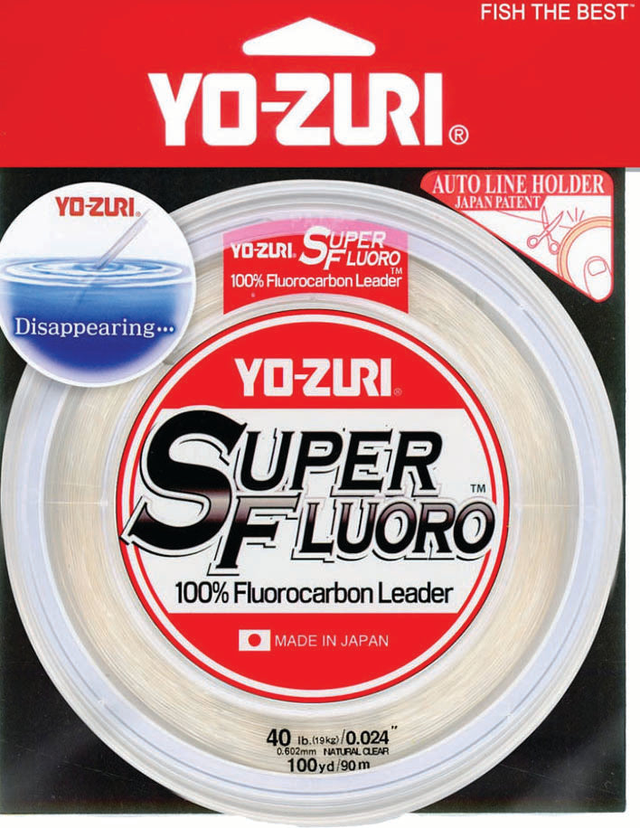 Yo-Zuri Superfluoro Leader Natural Clear 130Lb 30Yd