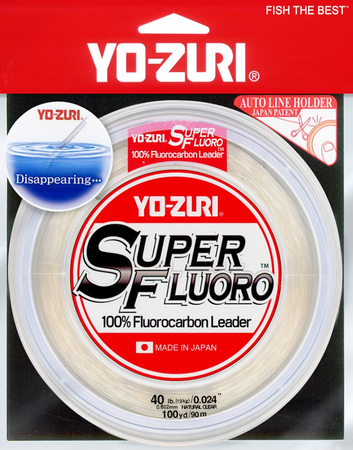 Yo-Zuri Superfluoro Leader Natural Clear 15Lb 30Yd