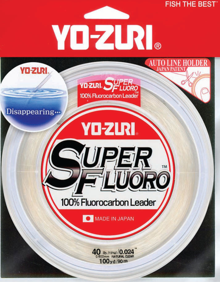 Yo-Zuri Superfluoro Leader Natural Clear 60Lb 30Yd