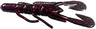 Zoom Ultra-Vibe Speed Craw 3In 12Bg Black/Red Glitt