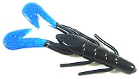 Zoom Ultra-Vibe Speed Craw 3In 12Bg Black/Blue Claw