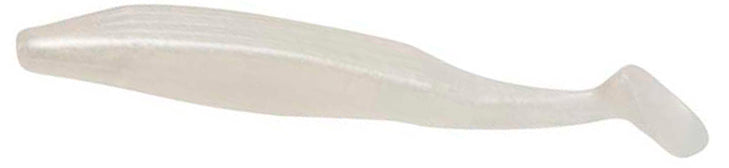 Zoom Swimmin Super Fluke Jr 3.5In 10Bg White Pearl