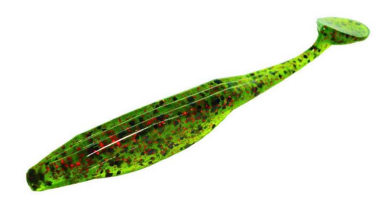 Zoom Swimmin Super Fluke Jr 3.5In 10Bg Wtrmln Red