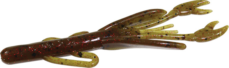 Zoom Baby Brush Craw 4In 12Bg Grn Pump Red