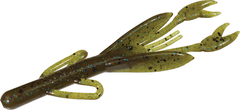 Zoom Baby Brush Craw 4In 12Bg Grn Pump Blue