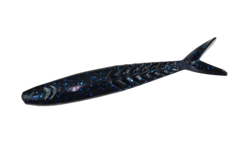 Zoom Shimmer Shad 4.25In 5Bg Black Blue