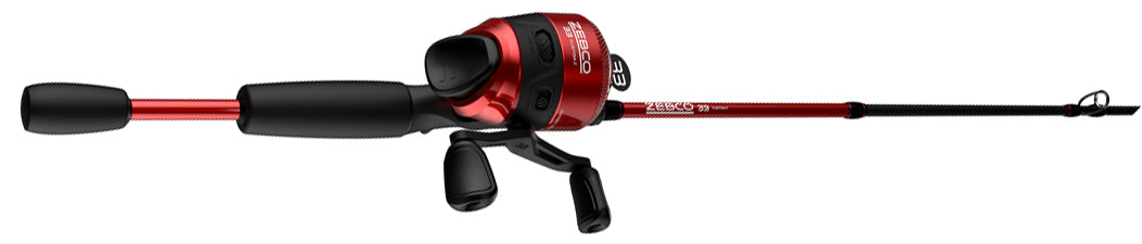 Zebco Premount 33 Custom Combo Spincast Red 6Ft M 2Pc
