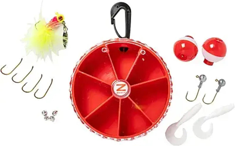 Zebco Dail Box Tackle Kit Crappie/Panfish 15Pc