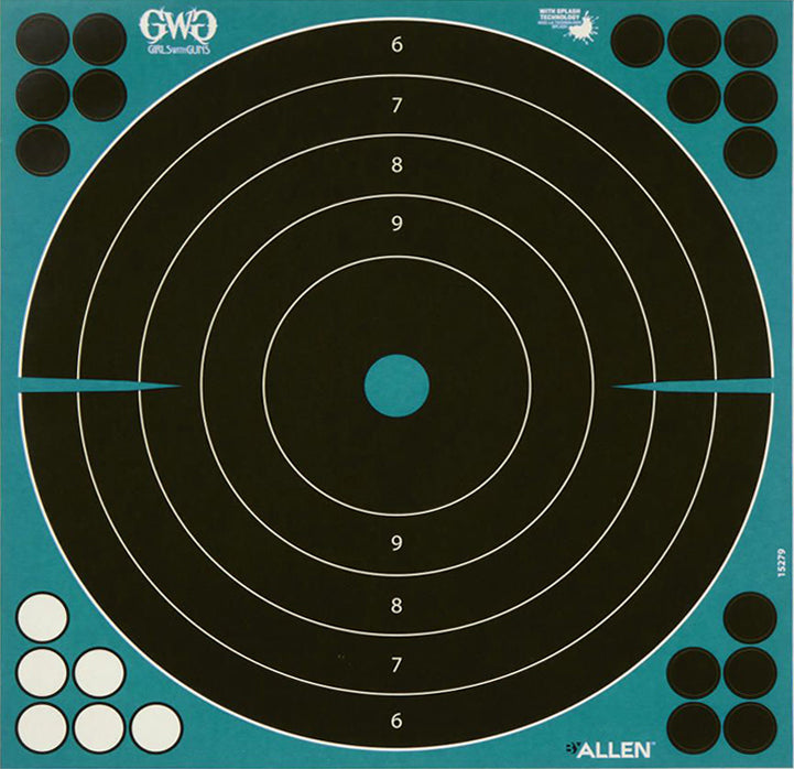 Allen Adhesive Sight-In Target Gwg Splash 12In 5Pk