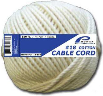 American Maple Cotton Ball Twine White 2Oz Sz18