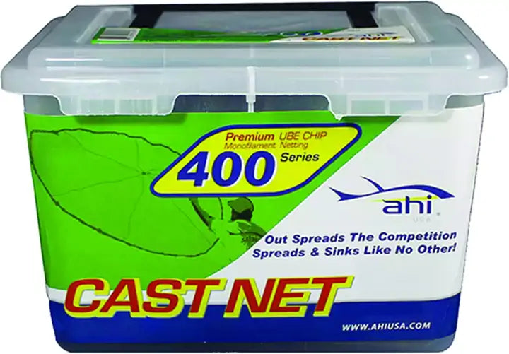 AHI 400 Series Mono Cast Net 10Ft 5/8In Green Mesh