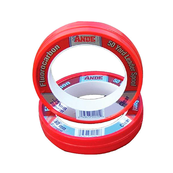 Ande Fluor Wrist Spool Leader Clear 40# 50Yd