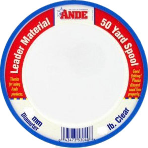 Ande Wrist Spool Leader Clear Monofilament Fishing Line