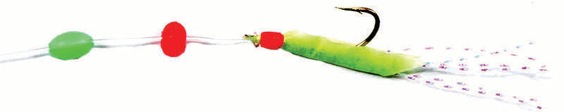Ahi Sabiki Rig Glow Fish Skin Sz10
