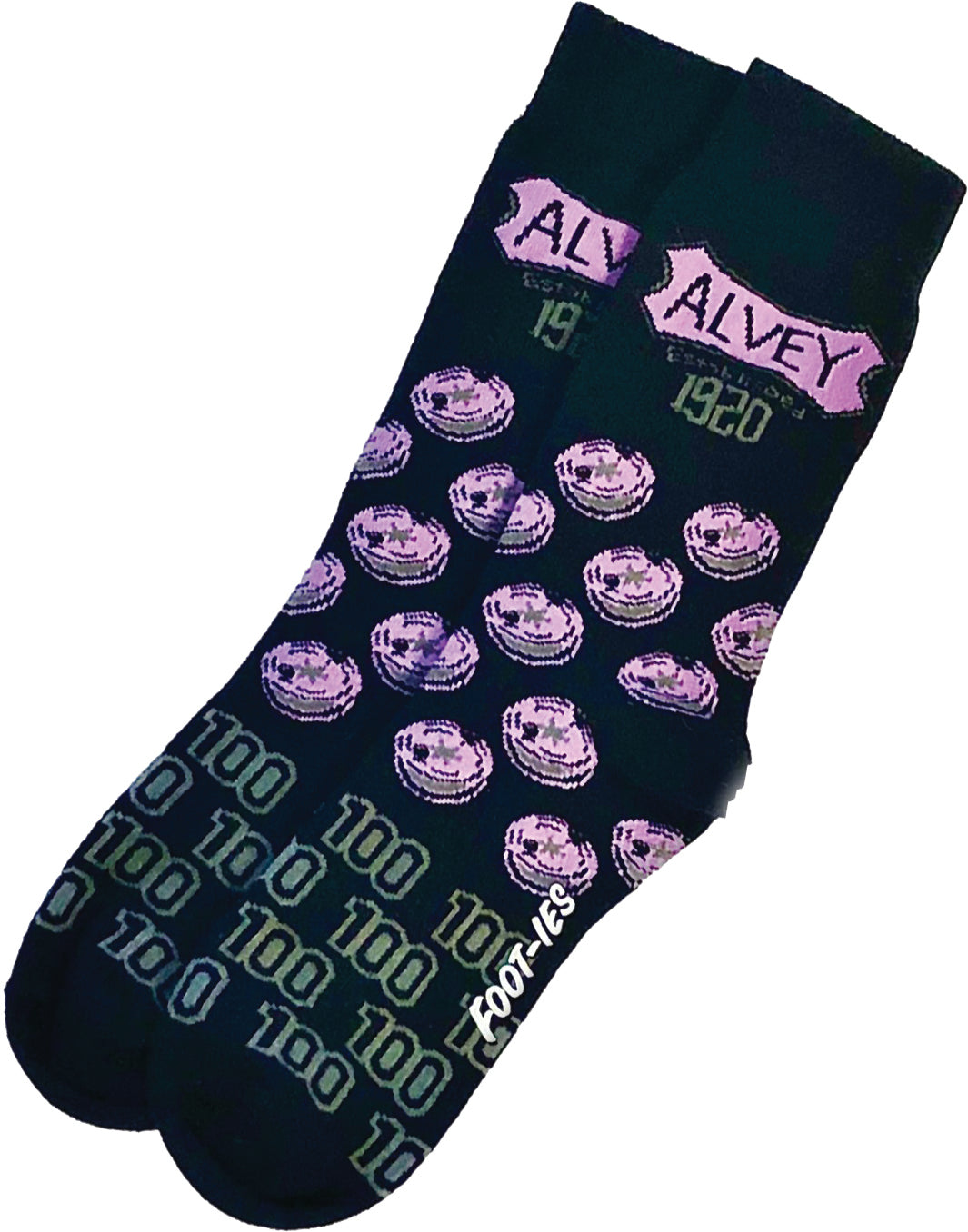 Alvey 100 Year Socks Purple