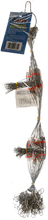 AFW Snelled Bottom Rig 2 Drop Wire 50Ring