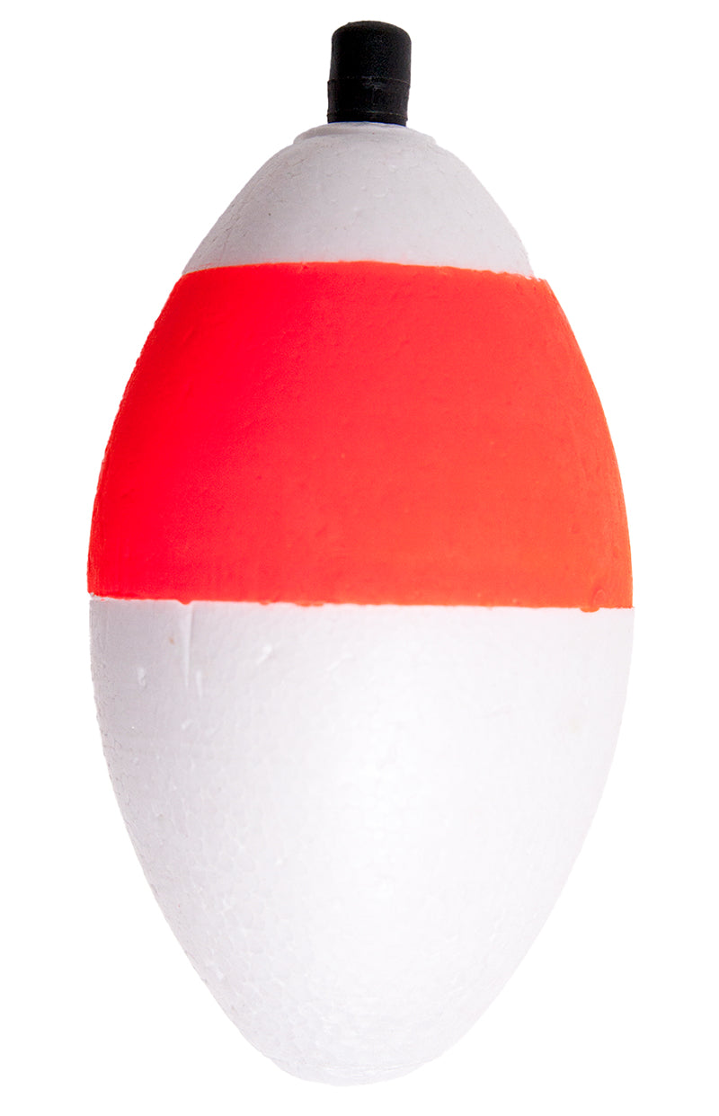 Betts Oval Foam Float W/Peg 2.5In R/W 100Bg