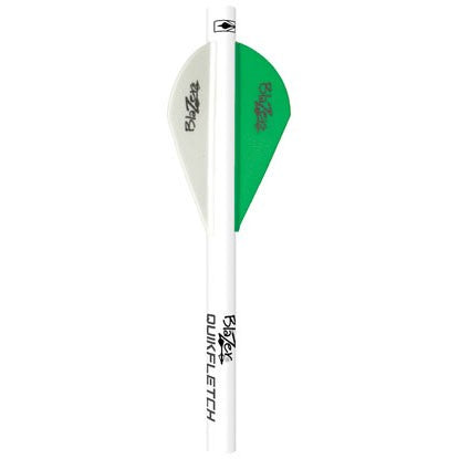 Bohning Blazer Shrink Fletch Neon Green/White