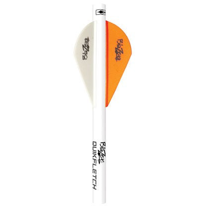 Bohning Blazer Shrink Fletch Neon Orange/White