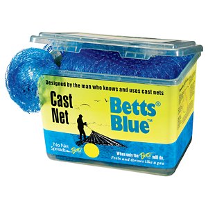 Betts Blue Mono Cast Net 7Ft 1/2In Blue Mesh
