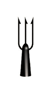 B&M Fish/Frog Spear 3-Tine 1.5X5In