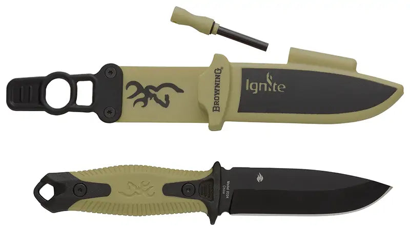 Browning Ignite Fixed Blade Knife Od Green