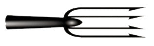 B&M Fish/Frog Spear 4-Tine 4X8.5In