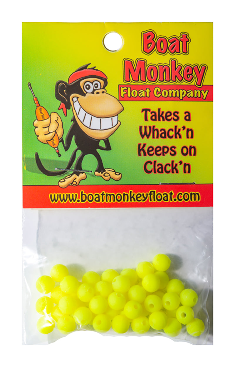 Boat Monkey Plastic Beads 6Mm Chart 40Pk