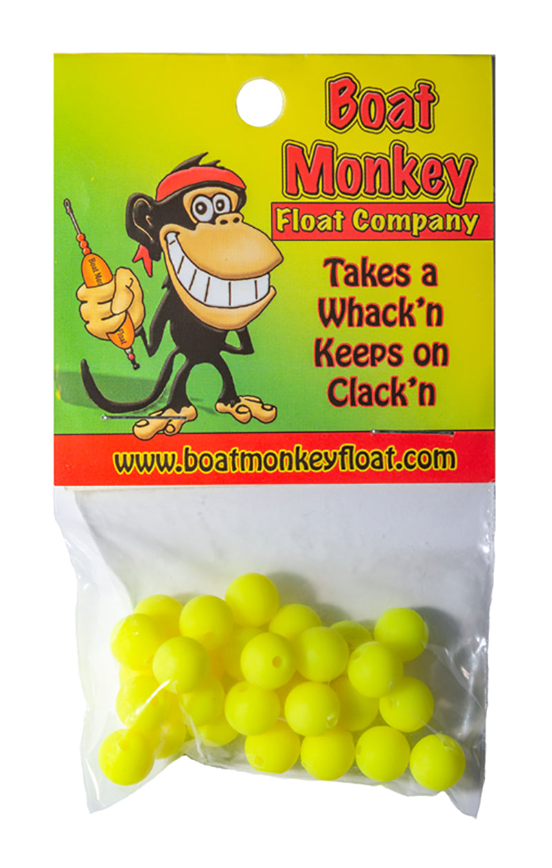Boat Monkey Plastic Beads 8Mm Chart 25Pk