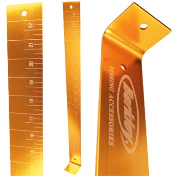 Berkley Aluminum Fish Ruler 22In Gold