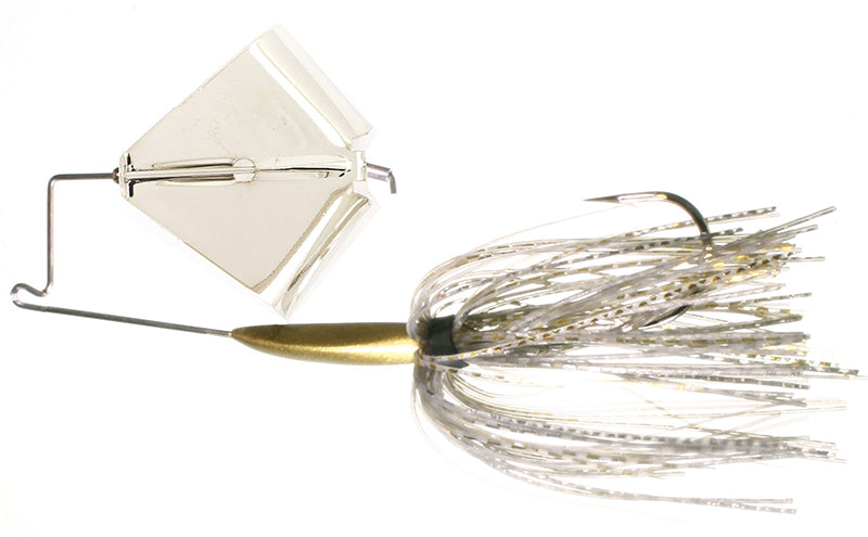 Boogerman Clacker Buzzbait 1/4Oz Slvr Shiner/Ni Bld