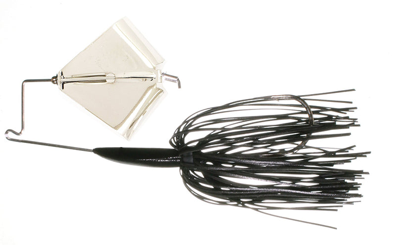 Boogerman Clacker Buzzbait 3/8Oz Black/Nickel Blade