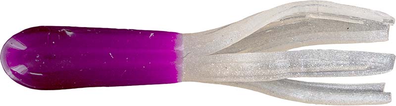 Big Bite Crappie Tube 1.5In 10Pk Purple/Pearl