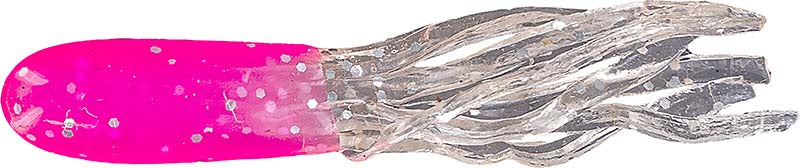 Big Bite Crappie Tube 1.5In 10Pk Pink/Clear Sp