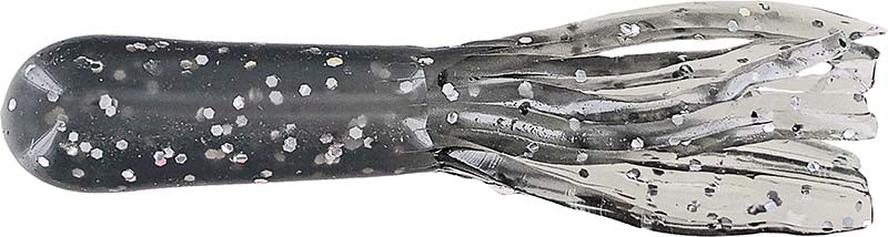 Big Bite Crappie Tube 1.5In 10Pk Smoke/Sparkle