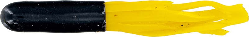 Big Bite Crappie Tube 1.5In 10Pk Black/Yellow