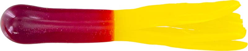 Big Bite Crappie Tube 1.5In 10Pk Purple/Yellow