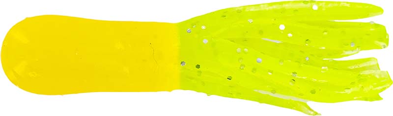 Big Bite Crappie Tube 1.5In 10Pk Yellow/Chartr