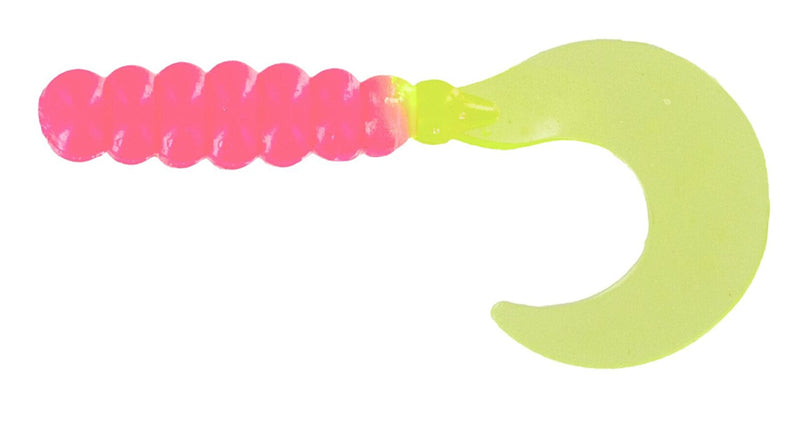 Big Bite Fat Grub 2In 10Pk Bubblegum/ Char