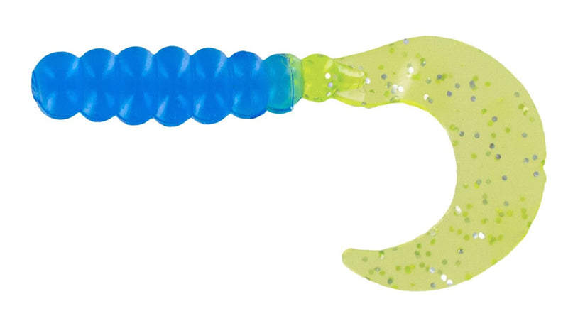 Big Bite Fat Grub 2In 10Pk Blue Shiner