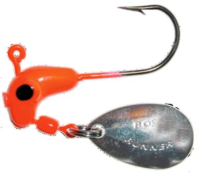 Blakemore Red Hook Jighead 1/16Oz 4Pk Fluor Red