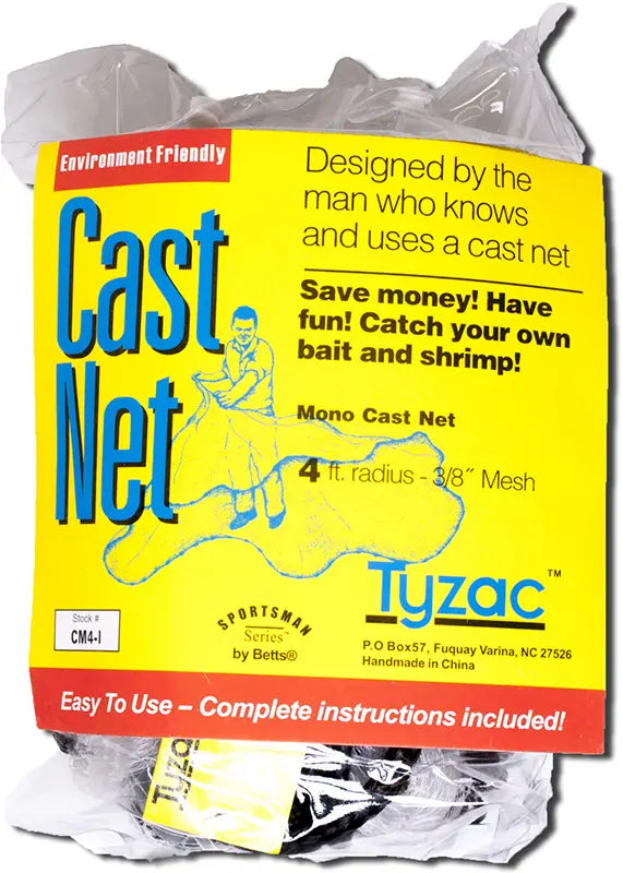 Betts Tyzac Mono Cast Net - Clear Mesh