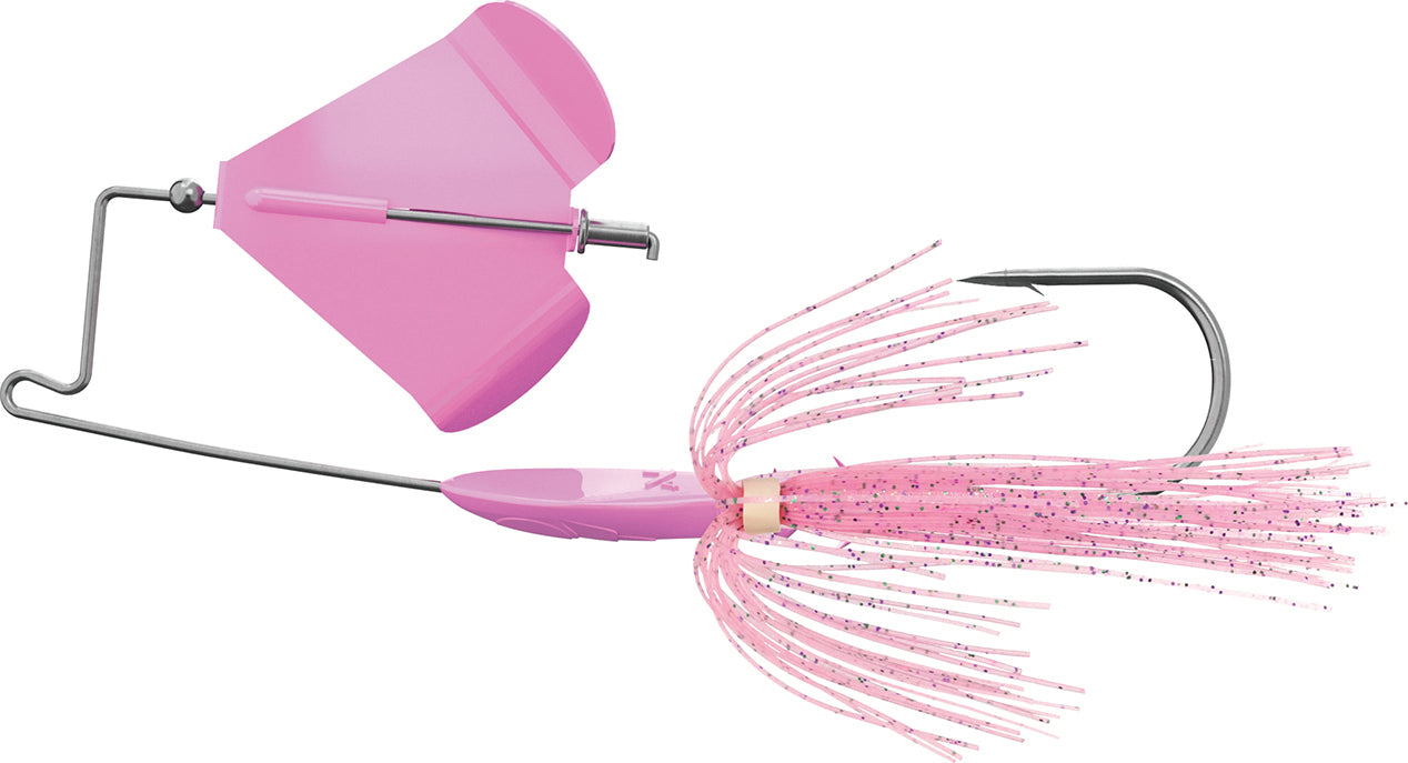 Buckeye Buzzerk Buzzbait 1/4Oz Bg Pink W/Pink Bla