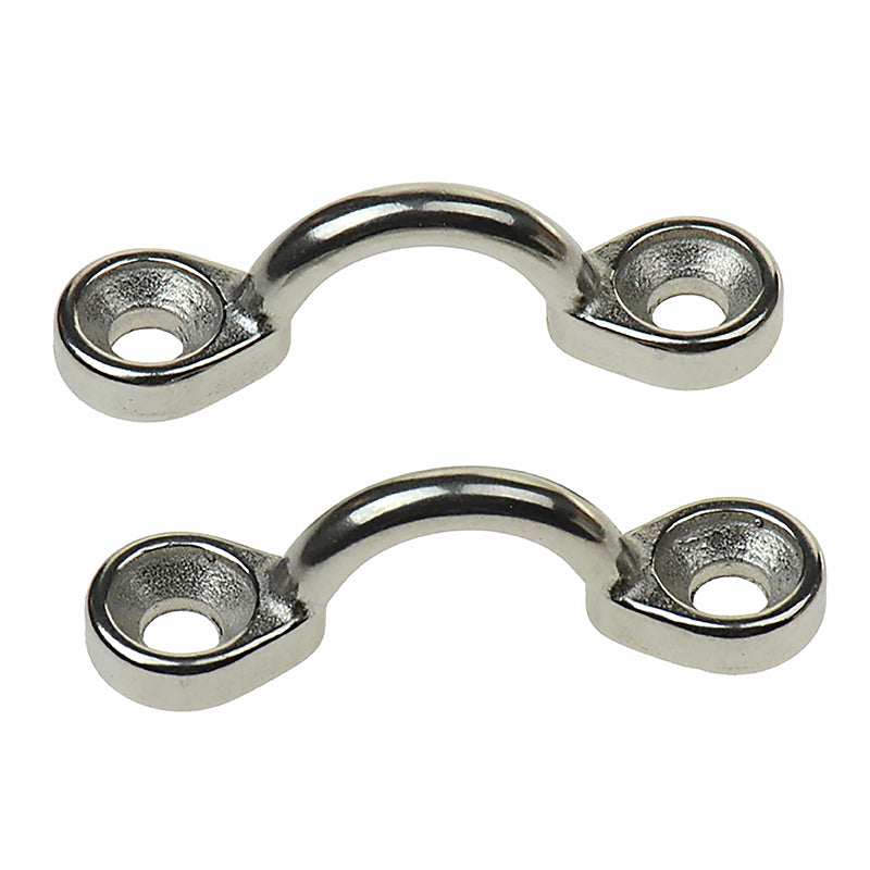 Boating Esntls Eye Straps Stainless Pr